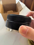 ABS kaffepulverfordeler/stamper — Aluminiumslegeringsbase, justerbar højde — 51 mm / 53 mm / 58 mm