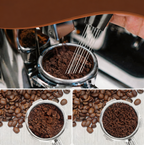 Kaffeudstyrssæt: kaffekande, dispenser, kaffemaskine med konstant temperatur, pulverring, opbevaringsplade