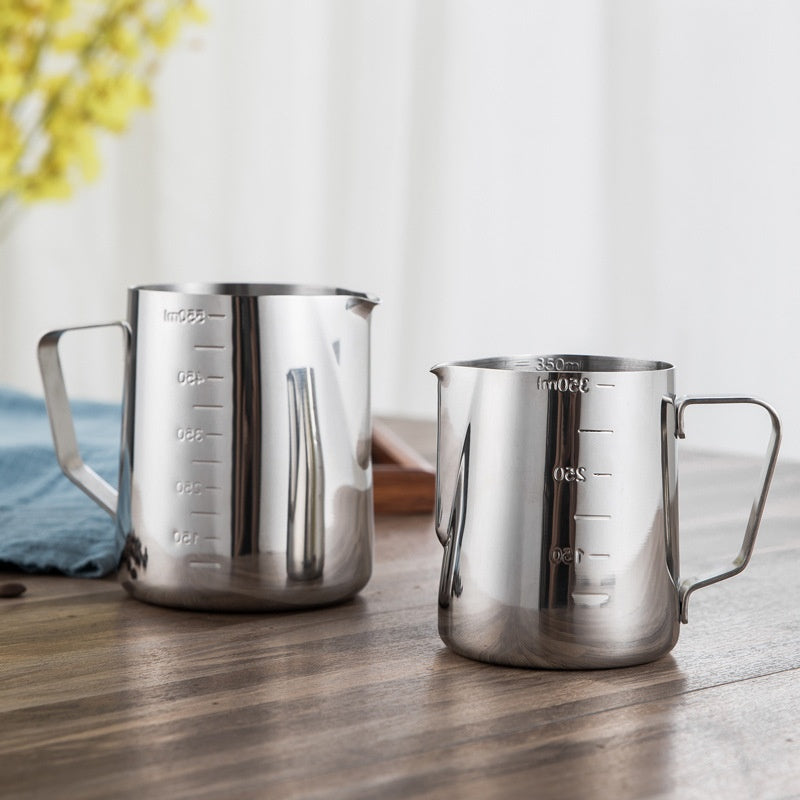 Mælkeskummer i rustfrit stål 350ml/600ml — Barista-kvalitet